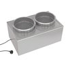 Koolmore Bain Marie Countertop Food Warmer, Soup Station, and Buffet Table Server with Two Serving Pots CFW-4